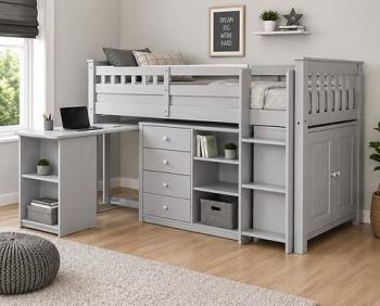 Porto mid sleeper - frame only - grey