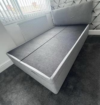 DIVAN OTTOMAN BED WITH 20 INCH HEADBOARD KING